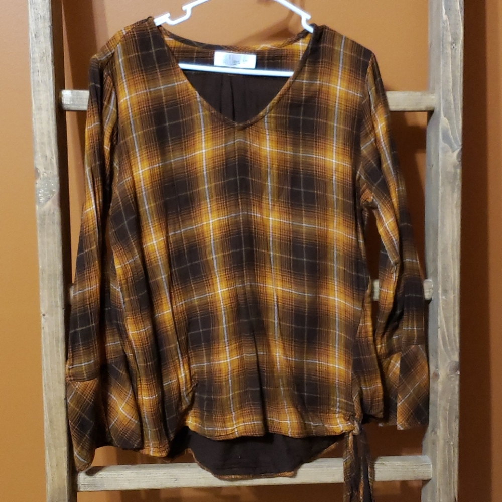 Flannel blouse